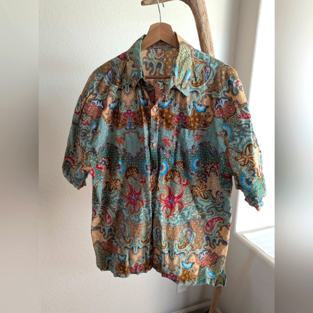 Indonesian Button Down Shirt